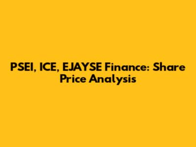 PSEI, ICE, EJAYSE Finance: Share Price Analysis